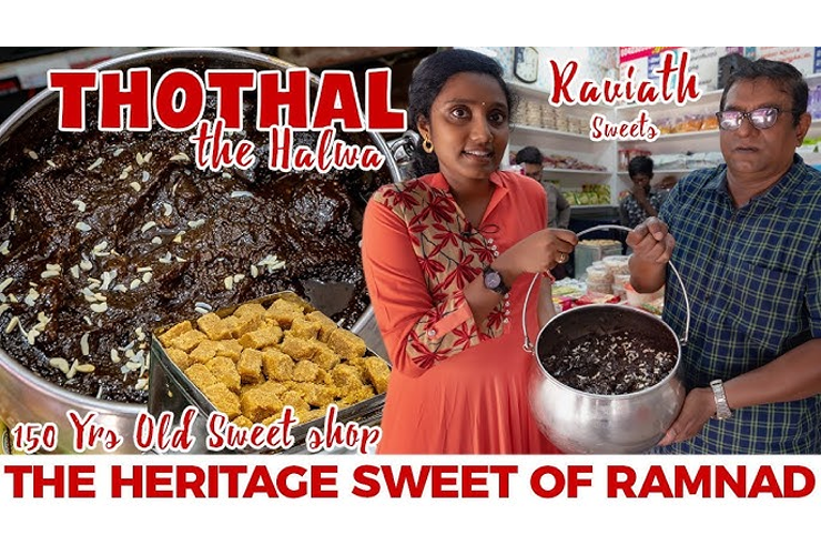 Traditional South Indian sweet-making at Raviath Sweet Palace Kilakarai – behind-the-scenes video